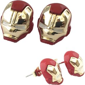1 Pair Fandom Bazaar TV Movies Show Original Design Quality Anime Cartoon Cosplay Jewelry Metal Superhero Stud Earrings Gifts for woman