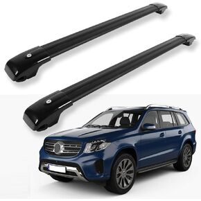 ECCPP Roof Rack Crossbars fit for Benz GLK270 GLK350 2009-2015 Rooftop Luggage Canoe Kayak Carrier Rack - Fits Side Rails Models ONLY