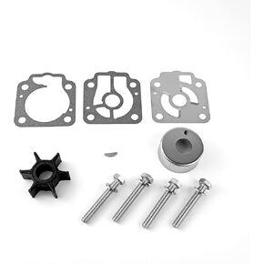 3T5-87322-3 Water Pump Impeller Kit Replacement for Nissan Tohatsu 40HP 50HP 2 Stroke 4 Stroke Outboard Engine Parts Replace 3T5873220M 3T5873221M 3T5873222M 3C8873223M
