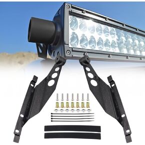Tacoma 50 Inch LED Light Bar Mounting Bracket, 50" Straight LED Light Upper Roof Mounts Windshield A Pillar Brackets Compatible with 2005-2022 Toyota Tacoma