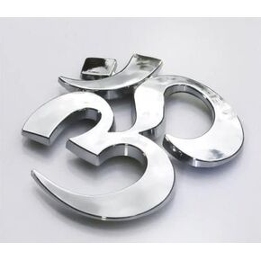 Car Chrome Decals Aum Om car auto Bike 3D Chrome Emblem Decal Yoga Symbo CNPL-AUMl