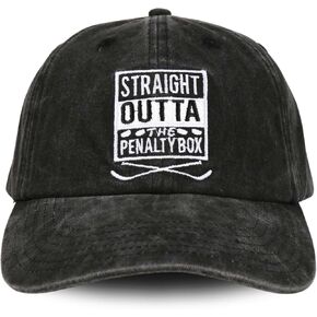 InnoBeta Hockey Gifts Cap for Boys/Men, Funny Adjustable Embroidered Hat Gifts