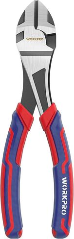 WORKPRO 6" Wire Cutters Heavy Duty CRV Steel, Diagonal Pliers for Cutting Wires Craft, Comfort Grip Handle in Saudi Arabia