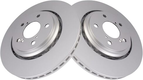 TRQ Front & Rear Brake Coated Rotor Kit Compatible with Lexus GX460 Toyota 4Runner Truck SUV in Saudi Arabia