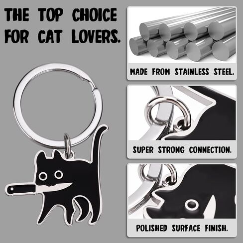 Funny Keychain for Women Men Cat Lovers Christian, Keyring for Couple Stuff Christmas Birthday in Saudi Arabia
