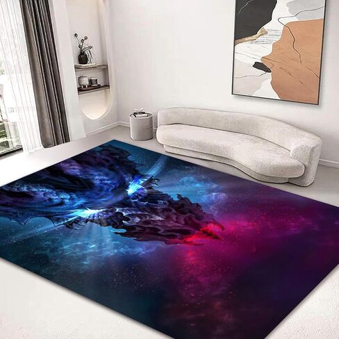 Large Area Rug Carpet Floor Washable Mats Rugs 5'x6' for Living Room Bedroom Home Decor Indoor Rugs Wheel Charts Anchor Navigation in Saudi Arabia