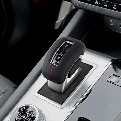Center Gear Shift Knob Cover Trim Carbon Fiber Grain Consoles Accessories for Mitsubishi Outlander 2022 2023 2024 PHEV 2023 2024 in Saudi Arabia