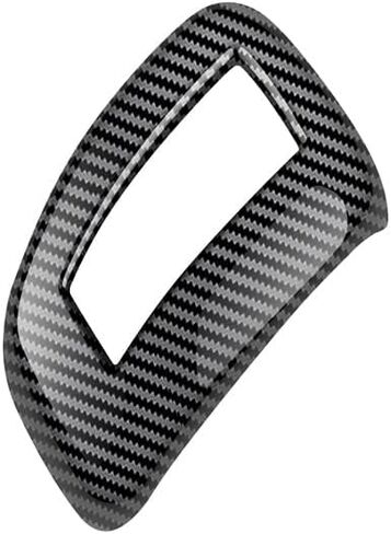 Center Gear Shift Knob Cover Trim Carbon Fiber Grain Consoles Accessories for Mitsubishi Outlander 2022 2023 2024 PHEV 2023 2024 in Saudi Arabia