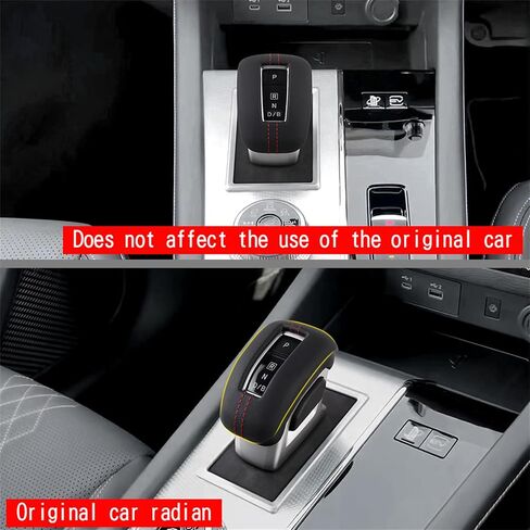 Center Gear Shift Knob Cover Trim Carbon Fiber Grain Consoles Accessories for Mitsubishi Outlander 2022 2023 2024 PHEV 2023 2024 in Saudi Arabia