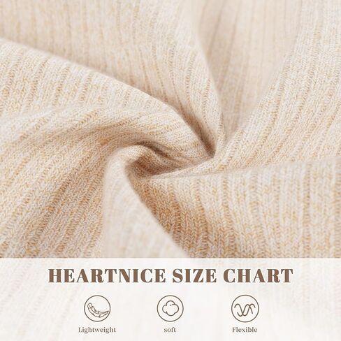 HEARTNICE Womens Ribbed Knit Pajamas Set Soft Lounge V Neck Pjs Casual Sleepwear 2 Piece Long Sleeve Outfits in Saudi Arabia