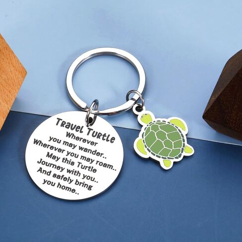 هدايا السلحفاة البحرية من آيسيفريل كادو للنساء، سحر الحظ السعيد لمحبي السفر، هدايا ديكور السلحفاة البحرية لمحبي السلاحف in Kuwait