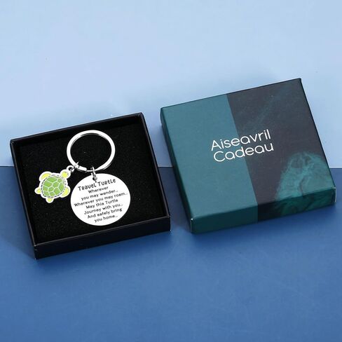 هدايا السلحفاة البحرية من آيسيفريل كادو للنساء، سحر الحظ السعيد لمحبي السفر، هدايا ديكور السلحفاة البحرية لمحبي السلاحف in Kuwait