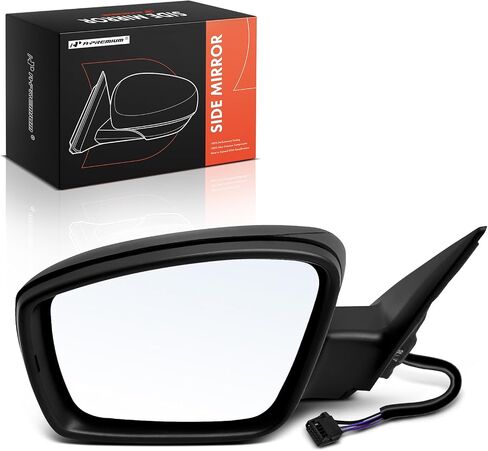 A-Premium Driver Side Power Door Mirror - Compatible with Volkswagen Beetle 2013 2014 2015 2016 - Heated Manual Folding Black Outside Rear View Mirror - Replace# 5C1857507AA9B9 in Saudi Arabia