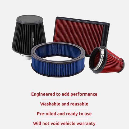 Spectre Performance Universal Air Filter: High Performance, Premium, Replacment Filter: SPE-4809,WHITE in Kuwait