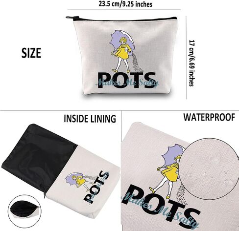 G2TUP POTS هدية التوعية POTS Makes Me Salty حقيبة مكياج POTS Syndrome Fighter Warrior حقيبة مستحضرات التجميل هدية التوعية بخلل النطق (POTS Makes Me Salty MB) in Saudi Arabia