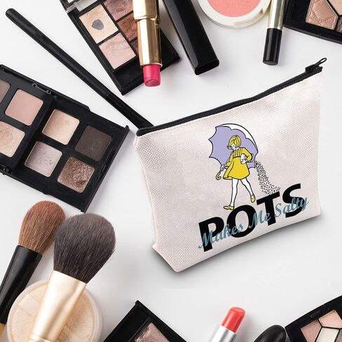 G2TUP POTS هدية التوعية POTS Makes Me Salty حقيبة مكياج POTS Syndrome Fighter Warrior حقيبة مستحضرات التجميل هدية التوعية بخلل النطق (POTS Makes Me Salty MB) in Saudi Arabia