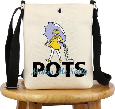 G2TUP POTS هدية التوعية POTS Makes Me Salty حقيبة مكياج POTS Syndrome Fighter Warrior حقيبة مستحضرات التجميل هدية التوعية بخلل النطق (POTS Makes Me Salty MB) in Saudi Arabia