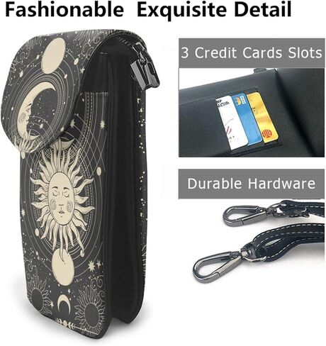 Haunted the Mansion Leather Small Crossbody Bags for Women Cell Phone Purse Wallet Adjustable Strap in Kuwait