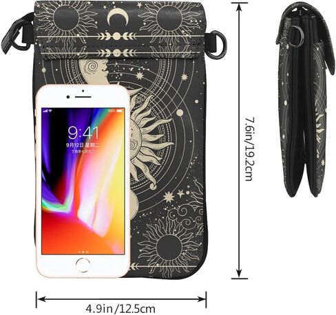 Haunted the Mansion Leather Small Crossbody Bags for Women Cell Phone Purse Wallet Adjustable Strap in Kuwait