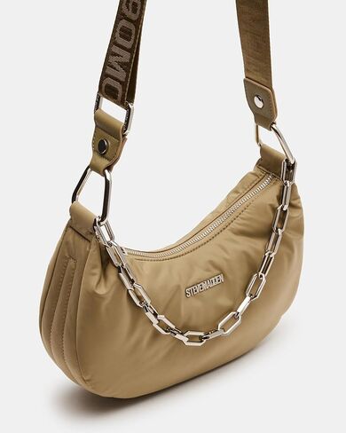 Steve Madden Zoeyy-n Nylon Moon Shape Bag with Chain in Saudi Arabia