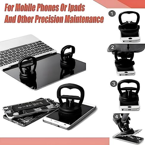 مجتذب دنت، مجتذب إصلاح دنت، 3 حزمة إزالة دنت قوية لا أثر لها لإصلاح السيارات شاشة الكمبيوتر والبلاط الزجاجي مرآة رفع وتحريك الأشياء (برتقالي) in Kuwait