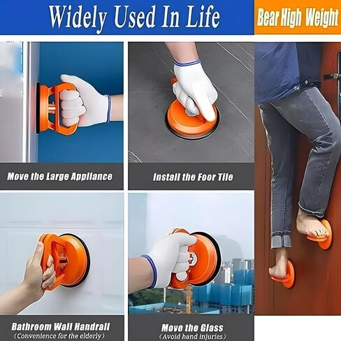 مجتذب دنت، مجتذب إصلاح دنت، 3 حزمة إزالة دنت قوية لا أثر لها لإصلاح السيارات شاشة الكمبيوتر والبلاط الزجاجي مرآة رفع وتحريك الأشياء (برتقالي) in Kuwait