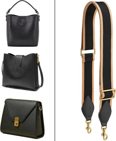 Purse Strap Replacement Crossbody Bags Handbag Wide Canvas Leather Adjustable in Saudi Arabia