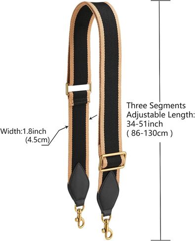 Purse Strap Replacement Crossbody Bags Handbag Wide Canvas Leather Adjustable in Saudi Arabia