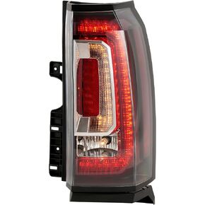 KUAFU Right Side Tail Light Compatible with 2015-2020 GMC Yukon XL Rear Taillight Brake Lamp With LED Stop Lamp/Turn Signal Replacement for 84536243 GM2801268 Clear Lens Plastic