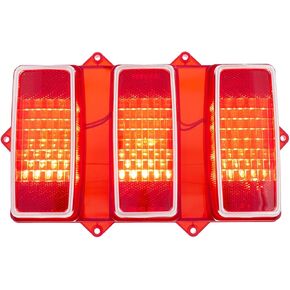 United Pacific 110107 Super Bright 108 LED Sequential Tail Light for 1969 Mustang, Injection Molded Lens, Sealed Electronics, Easy Connection w/1157 Plug – ONE Tail Light
