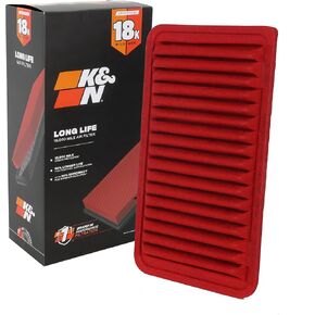 K&N Engine Air Filter: Long Life 18,000 Mile Replacement Air Filter: Compatible with 2001-2014 Toyota/Lexus (Kluger, Highlander, Camry, Sienna, Alphard, Solara, Wisdom, ES300, RX 300), KNA-2260