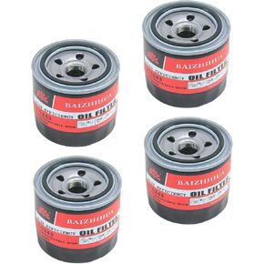 4-PACK BAIZHIHUA LF-5243 Premium Oil Filter Replaces 122-0833, 185-5409, LF3591, 51064 Fits Onan HDKAH, HDKAJ, HDKAK, HQDPA, HQDPC, HDKBA Model Generators, RV QD 3200 6000/8000 10000/12500 Series