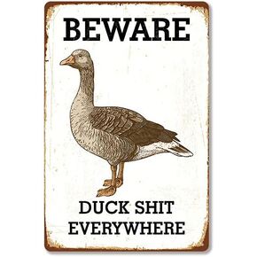 Funny Metal Tin Sign Horse Beware Horse Shit Everywhere Stable Decoration Shop Farm Cafe Garage Home Decor Outdoor Indoor Wall Panel Retro Vintage Poster 8x12 Inch in Kuwait