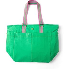 Mary Square Versatile and Stylish 17 x 16 Nylon On The Go Tote Bag with Shoulder Straps