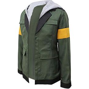 Anime Lance Cosplay Costume Green Hoodie Coat Jacket (S)