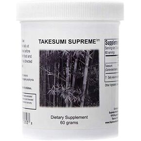 Supreme Nutrition Takesumi Supreme, Pure 60 Grams Activated Bamboo Charcoal Powder | Two Pack