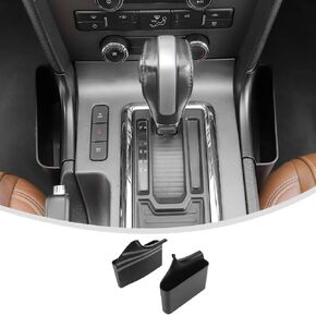 Linskip Center Console Organizer Compatible with 2010 2011 2012 2013 2014 Ford Mustang, Gear Shift Storage Tray for Muatang Interior Accessories(Black)