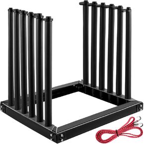 Bestauto Windshield Rack 9-Lite, Windshield Truck Rack Steel, Windshield Glass Rack 24-Inch Height, Windshield Rack for Truck w/PVC Pad & Foam Padding, Glass Rack for Truck, for Glass Transportation
