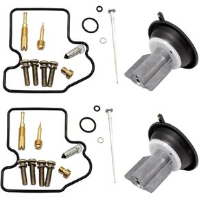 4 x 4 Automatic Carburetor Rebuild Repair Kit w/Plunger Fit for 2004 2005 2006 Arctic Cat 650 V2