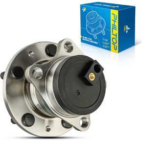 PHILTOP 512452 FWD Rear Wheel Bearing Fit for Mazda CX-9 2007-2016, 5 Lugs Wheel Hub Assembly W/ABS