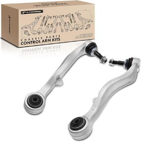 A-Premium 2 x Front Rearward Lower Control Arm, with Ball Joint & Bushing, Compatible with BMW 645Ci 04-05, 650i 08-10, 745i 745Li 02-05, 760i 04-06, 760Li 03-08, M6 06-10