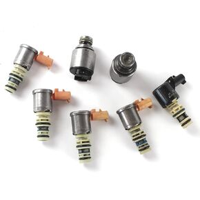 7PCS 5-Speed Transmission Shift Solenoid Kit D116420A 29533074 29533075 29536833 Replacement for 2001-2005 Chevy GM/Duramax 1000/2000 Allison