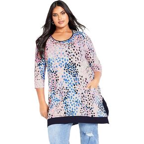 Zim and Zoe Women's ZIM&Zoe Plus Size Tunic Monroe Pocket