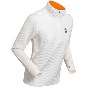 B DÆHLIE Daehlie Women's Comfy 2.0 Half Zip Sweater - Insulated Pullover Sweatshirt