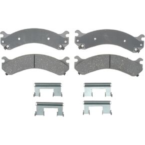 ACDelco Silver 14D909CH Ceramic Rear Disc Brake Pad Set with Hardware