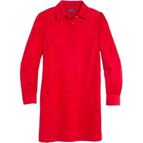 vineyard vines Women's Embroidered Cord Popover Dress