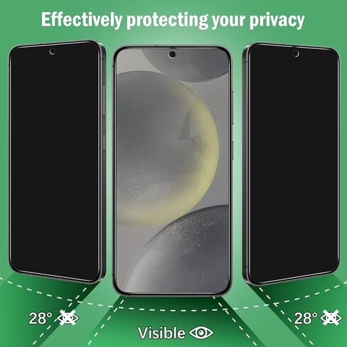واقي شاشة Pokolan مكون من 3 قطع لهاتف Samsung Galaxy S24 FE 5G من الزجاج المقسى، فتح بصمة الإصبع، مضاد للخدش، خالٍ من الفقاعات، صديق للحافظة in Kuwait