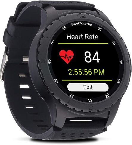 SkyCaddie LX5C Golf GPS Watch - Touchscreen Golf Range Finder Smartwatch w/Ceramic Bezel, 35K Courses & Digital Scorecard - Gift Box Bundle with LX5C Screen, PlayBetter Wall Adapter & Hard Case in Kuwait