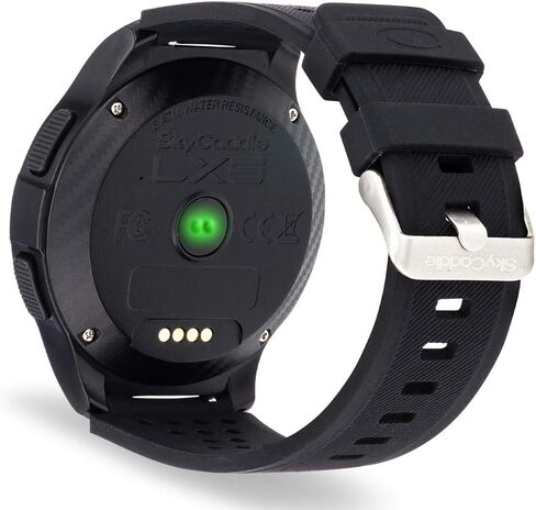 SkyCaddie LX5C Golf GPS Watch - Touchscreen Golf Range Finder Smartwatch w/Ceramic Bezel, 35K Courses & Digital Scorecard - Gift Box Bundle with LX5C Screen, PlayBetter Wall Adapter & Hard Case in Kuwait