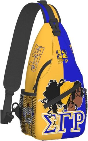 Sorority Gifts Unisex Crossbody Backpack Sling Bag chest bag for School Hiking Traveling Outdoor Daypack in Saudi Arabia